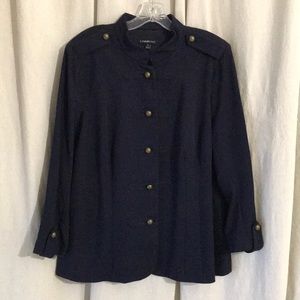 Navy jacket from Lane Bryant